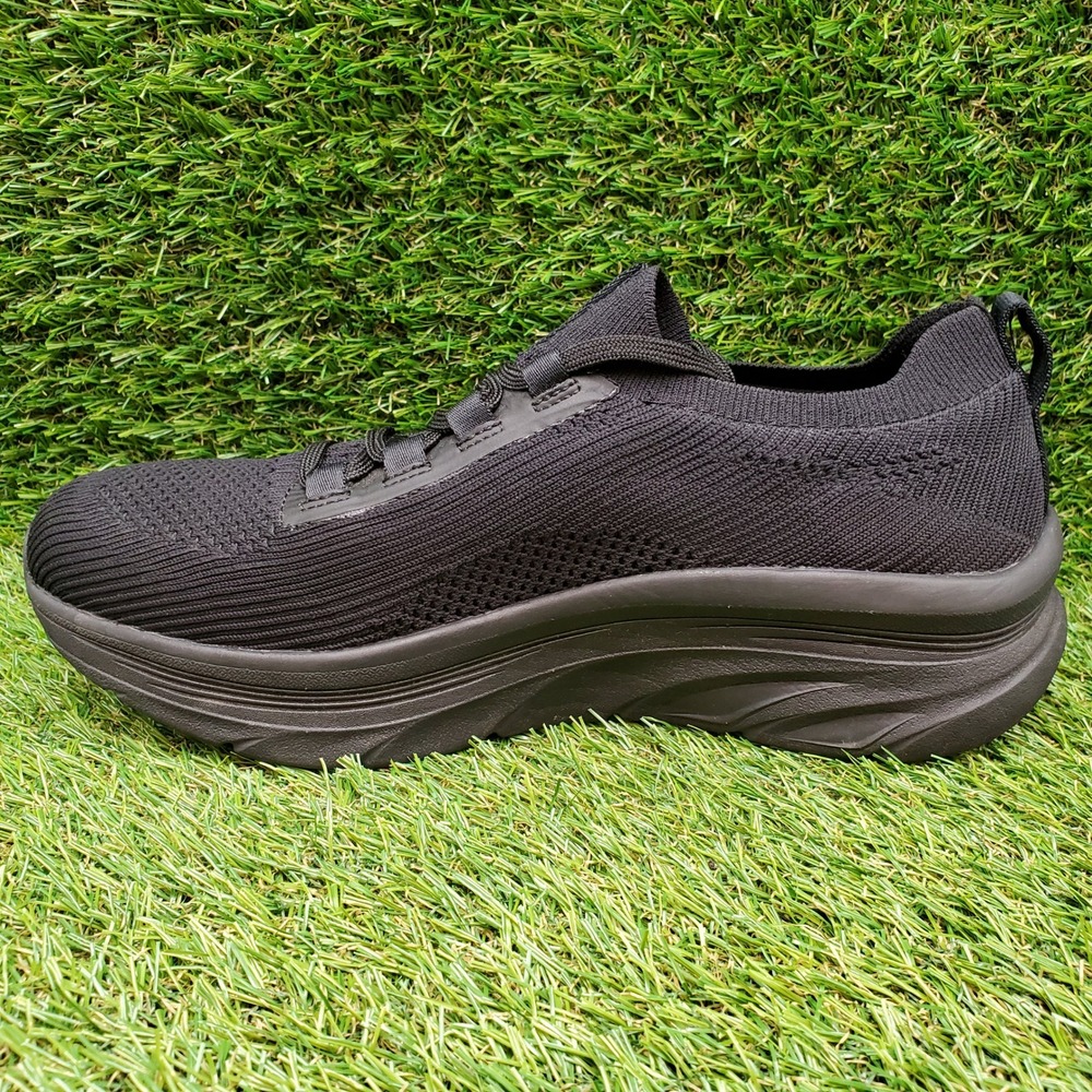 Skechers D'Lux Walker SR Ozema Slip Resistant Work Shoes Black Womens 7.5 WIDE - Picture 5 of 10